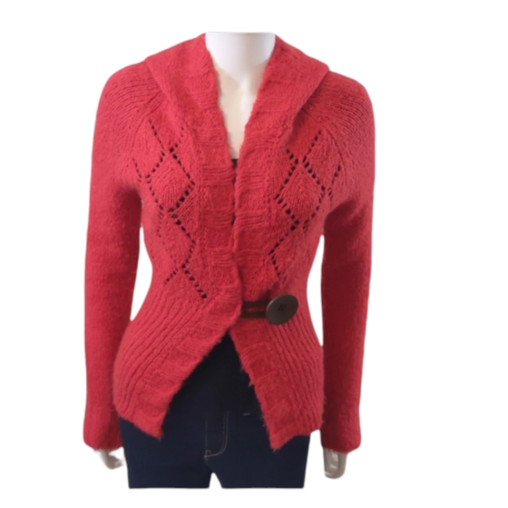 Free people Knit Hooded Sweater S